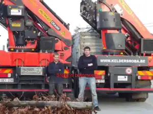 Bart en Luc vrachtwagen Roba